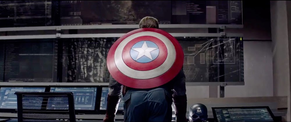 Shield used by Chris Evans as Captain America in Captain America:The Winter  Soldier