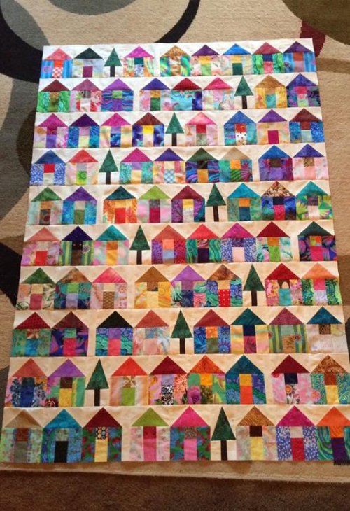 The Village Free Quilt Pattern