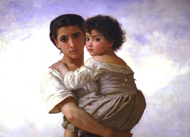 «Молодые цыгане» (1879 г.) Вильям-Адольф Бугро.