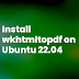 How To Install wkhtmltopdf on Ubuntu 22.04