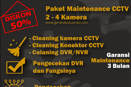 Jasa Maintenance CCTV Sidoarjo Disc 50% Dapatkan Sekarang !