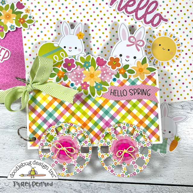 Spring & Easter Flower Cart Shaped Scrapbook by Artsy Albums