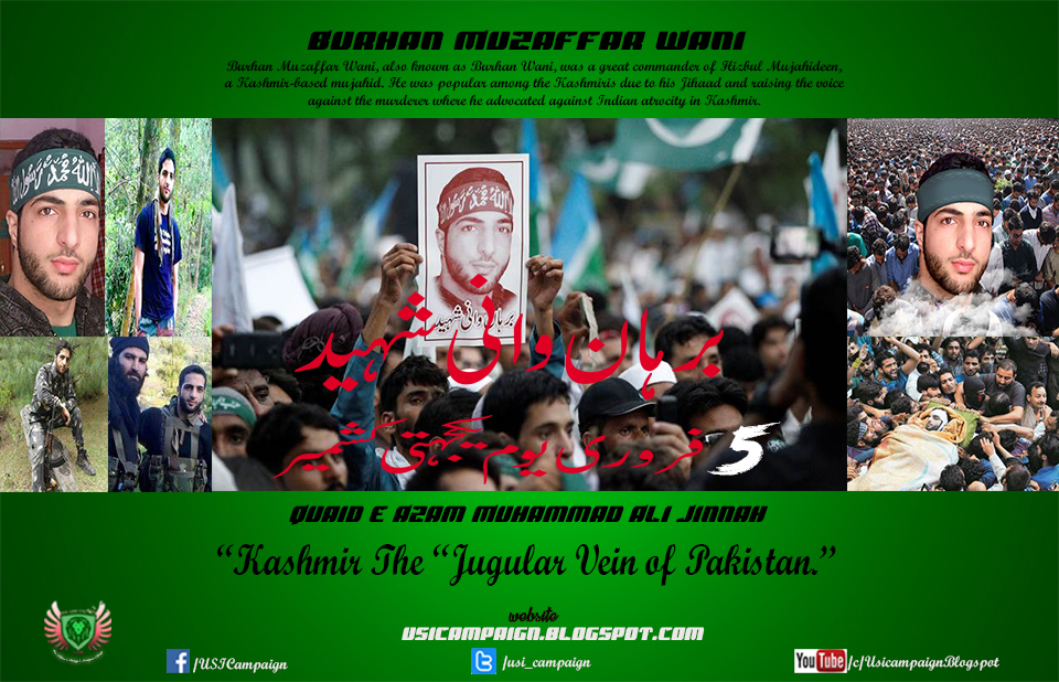 Burhan Wani -  Kashmir Solidarity Day