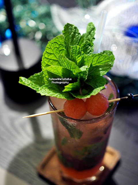 FRESH OFF THE BOAT Watermelon, lime, mint, soda RM 32