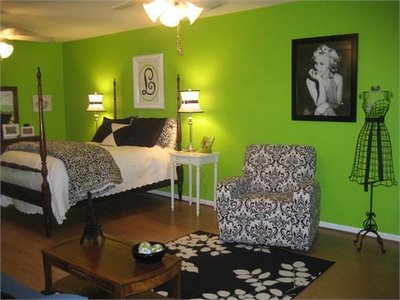 Girl Bedroom Ideas on Green Teen Bedroom Design Ideas