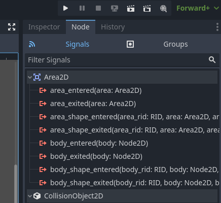 Area2D signal