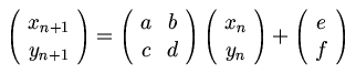 Affine Transform Equation