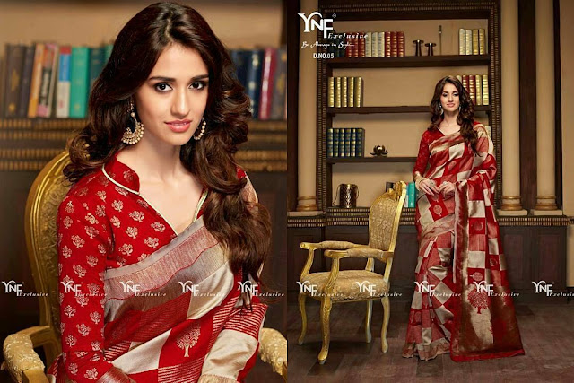 Disha Patani Beautiful Wallpaper in Saree