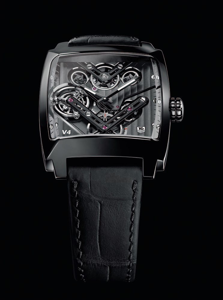 TAG Heuer Monaco V4 Tourbillon - The Worldâ€™s First Tourbillon Driven ...