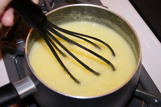 Whisking Thickened Lemon Curd Image