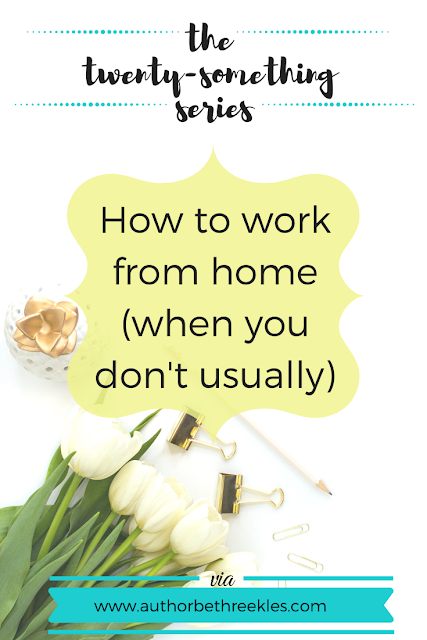 Working from home can be tough, especially when you don't normally. In this post, I share some top tips on how to cope!