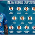 India's squad for ICC Cricket World cup 2019