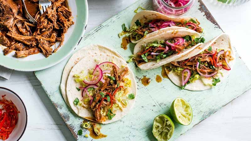  Slow-Cooker Pork Tacos