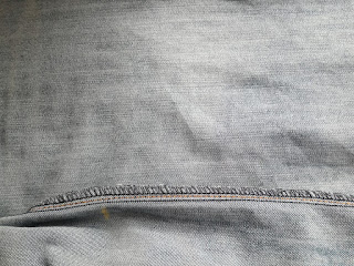 mark for alteration on your old jeans craftrebella