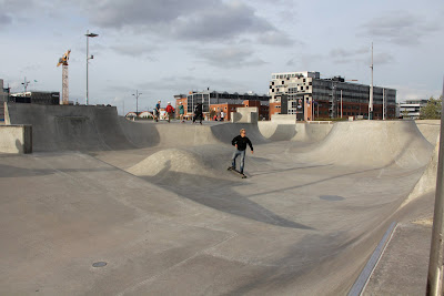 in the background are former submarine construction buildings