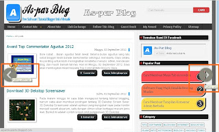 Membuat Blog Pager Melayang