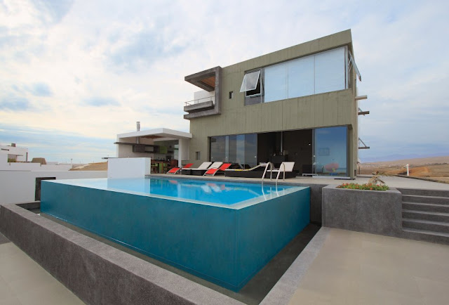 Coastal home design, Playa Misterio, Peru