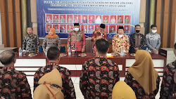 Sekda Budi Hartono Hadirin Pengukuhan FK3S Muaro Jambi Masa Bakti 2022-2026 