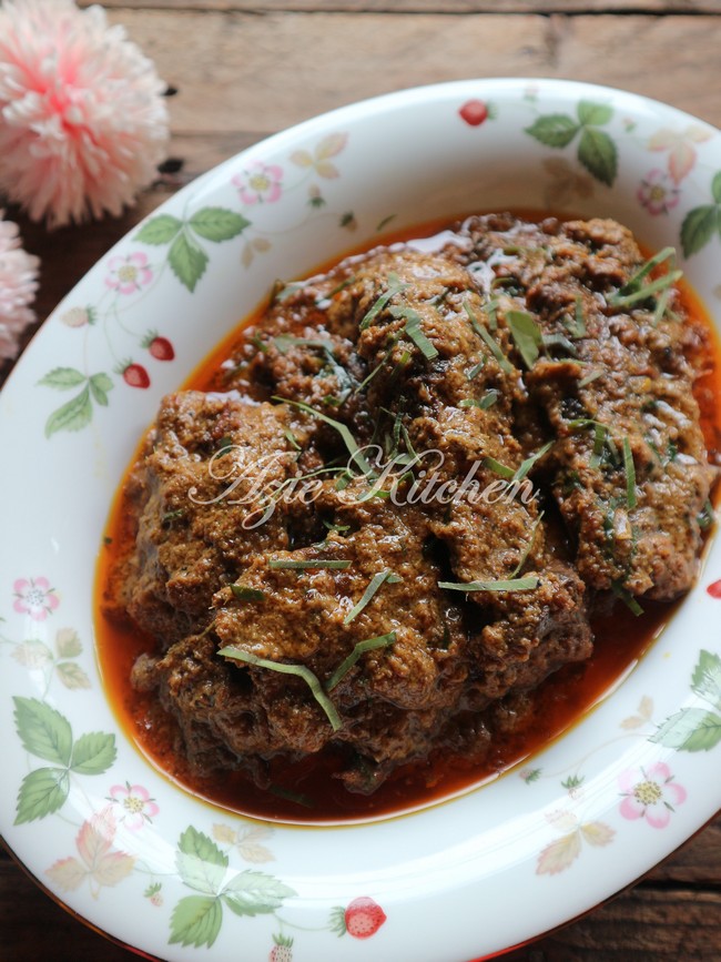 Rendang Campur Berempah - Azie Kitchen