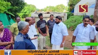 പുന്നത്തുറ-കമ്പനിക്കടവ് പാലത്തിന്റെ പുനര്‍നിര്‍മാണം അന്തിമഘട്ടത്തില്‍.