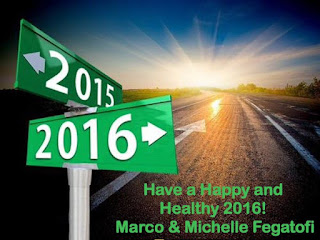 Happy 2016. Marco & Michelle Fegatofi