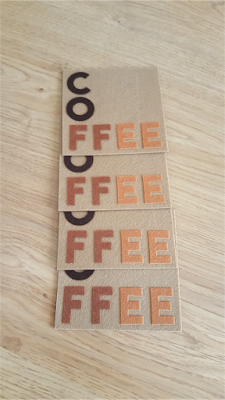 DYI Felt Coffee Coasters