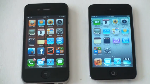 difference between ipod touch 3g and 4g. iPhone 4 VS iPod touch 4G