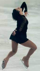 Photograph of French Figure Skating Champion and Olympic figure skater Laetitia Hubert