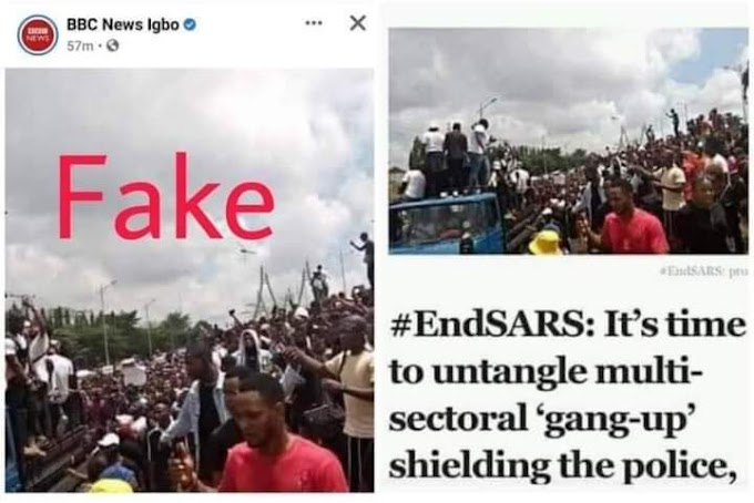 Exposed: See Reactions As BBC Igbo Post Confusing  And Fake Photos To Cover Empty Streets As Buhari Visit Imo State (Photos) 