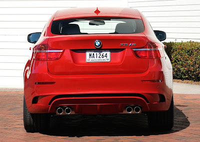 2010 BMW X6 M Rear View