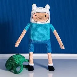 Finn el humano amigurumi