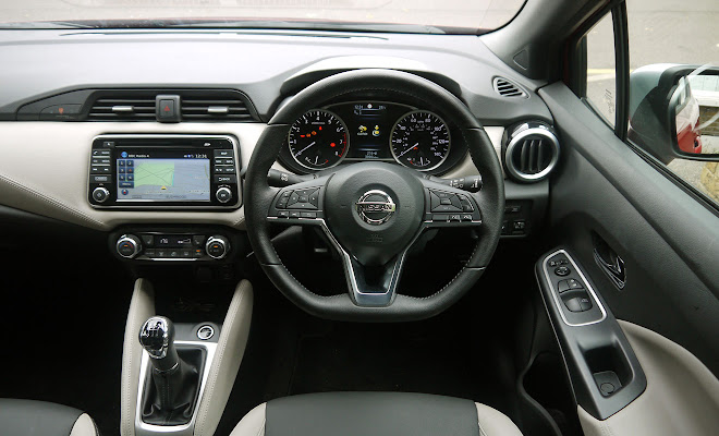 Nissan Micra cockpit