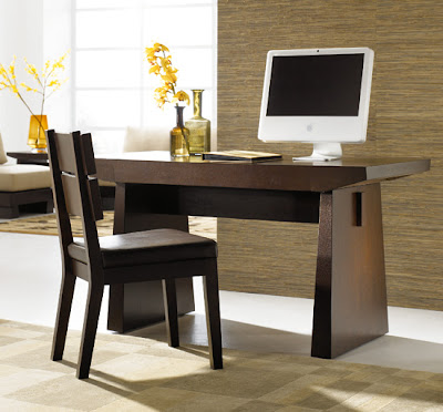 Oak office computer desk - Oak executive desk