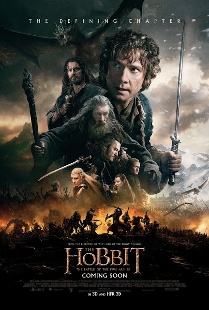 Cartel El Hobbit: La batalla de los cinco ejércitos