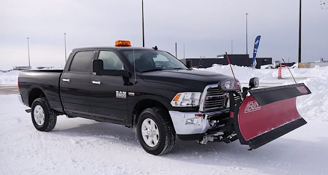 Plowing Snow along with your truck