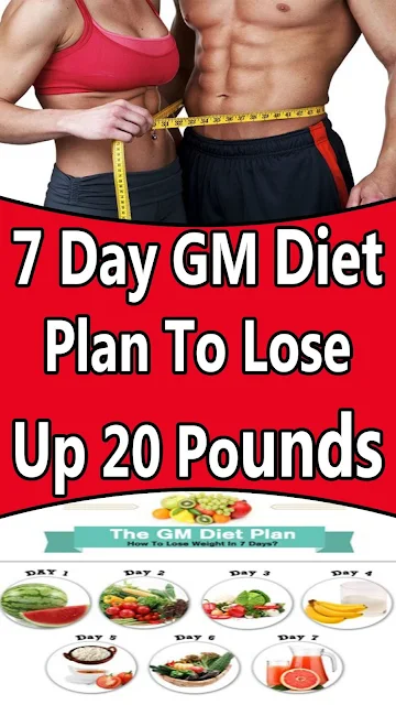 7-Day Gm Diet Plan For Weight Loss