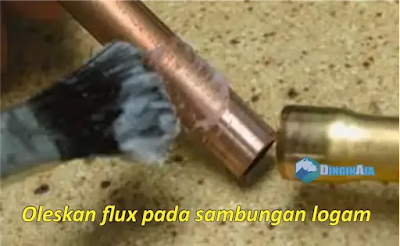 Cara memakai flux las brazing