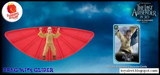 McDonalds Last Airbender Happy Meal Toys - Aang with Glider