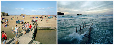 Playa de Perranporth - subida de marea