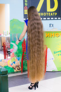 Pictures of long hair contest, floor length hair