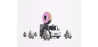 Donuts (Strawberry), 2009 Banksy Art