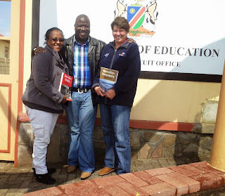 John with Mrs Gawises and Ms Oosthuyzen