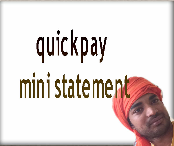 quickpay-mini-statement