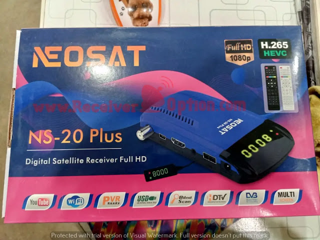 NEO SAT NS-20 PLUS HD RECEIVER NEW SOFTWARE V1.07 04 MAY 2023