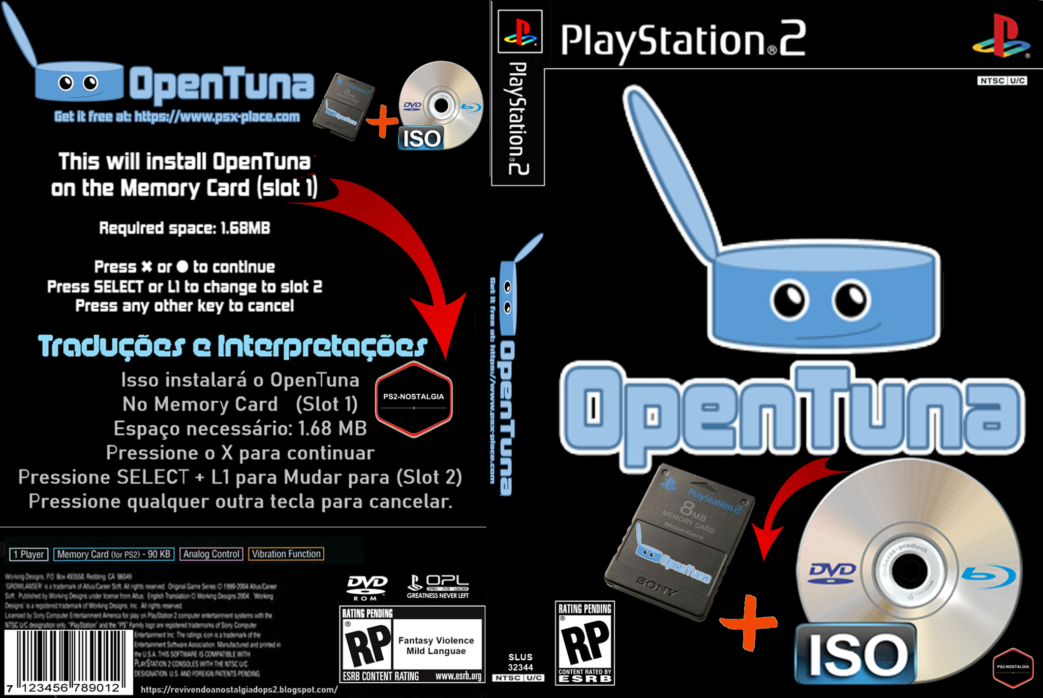 Novidades QUENTES para o PS2! OpenTuna 2.0 e XEB+! Interface do PS3 (XMB)  no PS2! 