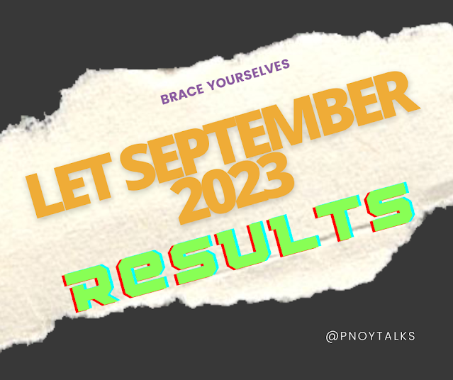 LET September 2023 results