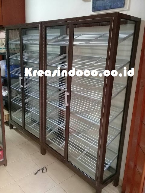 Rak Sepatu Aluminium Pesanan Bu Yayuk Perumahan Mega Kebon Jeruk