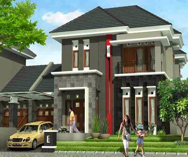 Berikut Galeri Foto  Desain Model Rumah  Minimalis  2  Lantai  