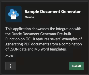 Announcing the Oracle APEX Sample Document Generator App!