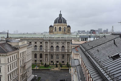 Vista a partir do terraço do Palácio da Justiça, Viena, Austria